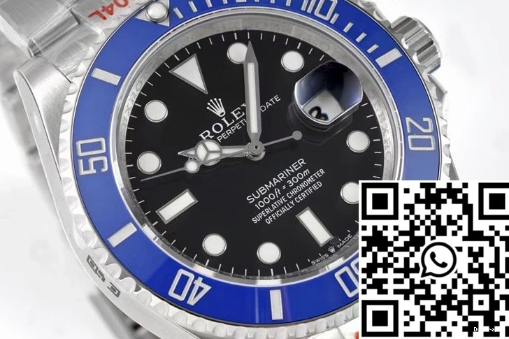 Dial Rolex Factory 1225 ROF Black Stretchable Submariner M126619LB-0003 41MM 0815